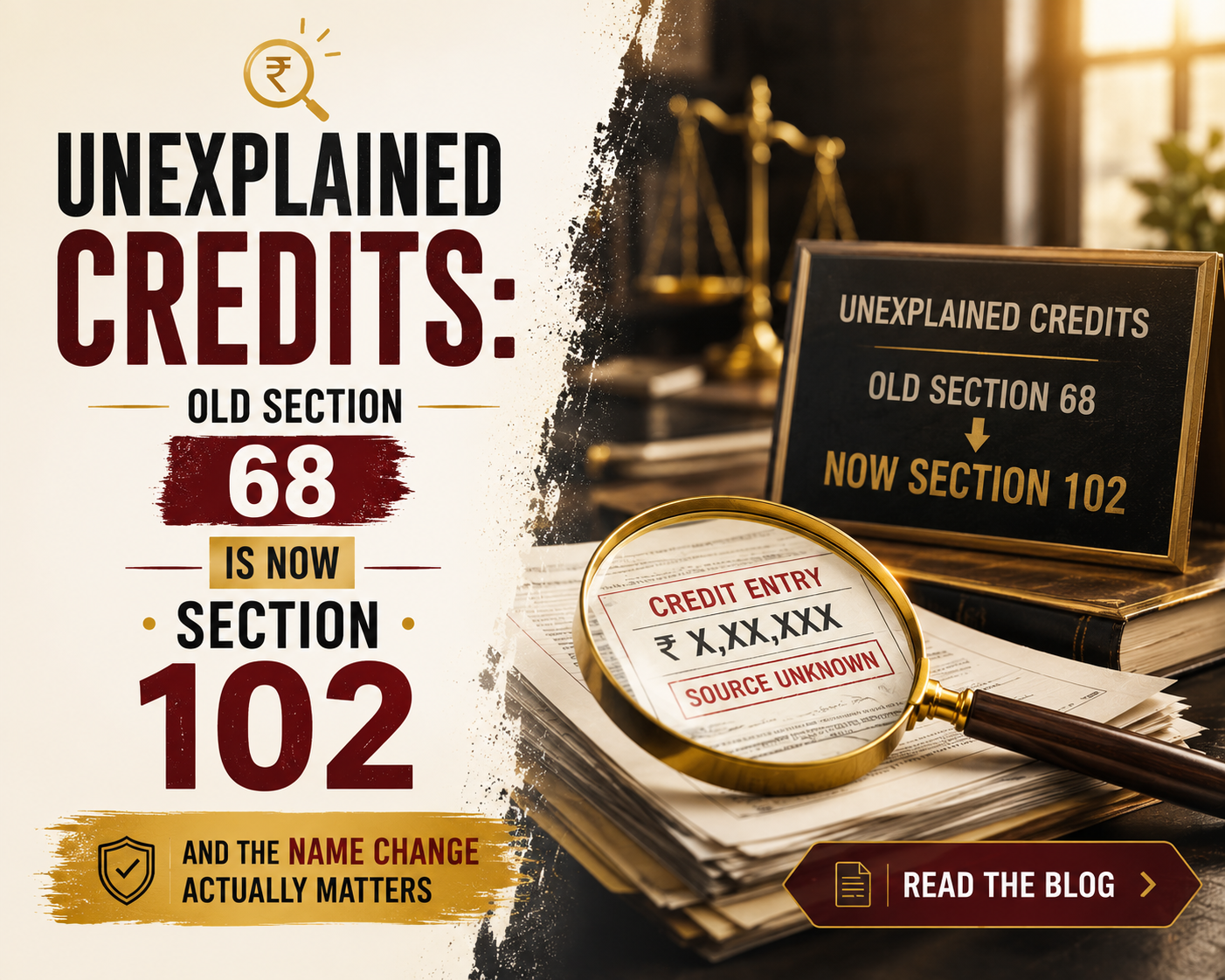 Unexplained Credits: Old Section 68 Is Now Section 102, And The Name Change Actually Matters